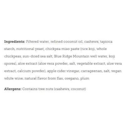 The Uncreamery - Classic Brie Wheel, 5oz - back