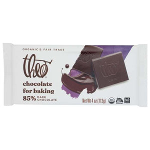 Theo Chocolate - Dark Chocolate For Baking, 3oz | Multiple Choices