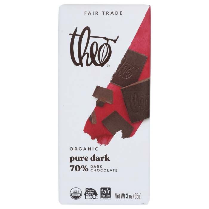 Theo - Organic Pure Dark Chocolate - 70%