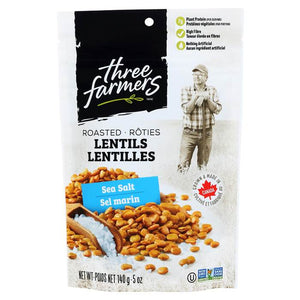 Three Farmers - Crunchy Little Lentils, 4.9oz | Assorted Flavors
