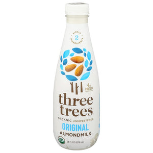 Three Trees - Organic Original Almond Milk Unsweetened, 28 fl oz