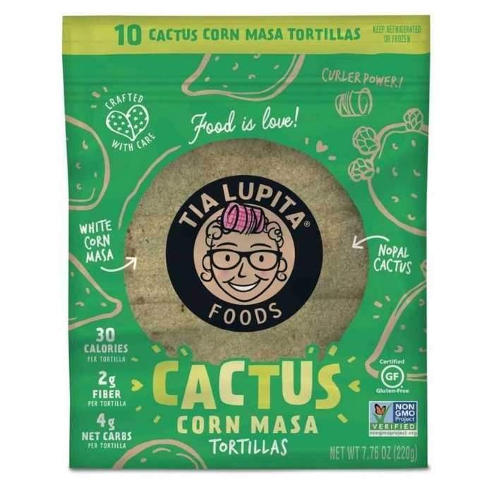 Tia Lupita - Cactus Tortillas, 7.76oz- Front