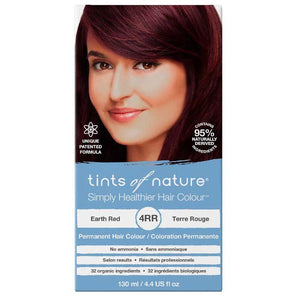 Tints of Nature - 4RR Earth Red Permanent Hair Dye, 4.4 fl oz | Pack of 3