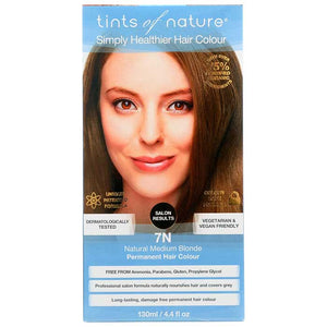 Tints of Nature - 7N Natural Medium Blonde Permanent Hair Dye, 4.4 fl oz