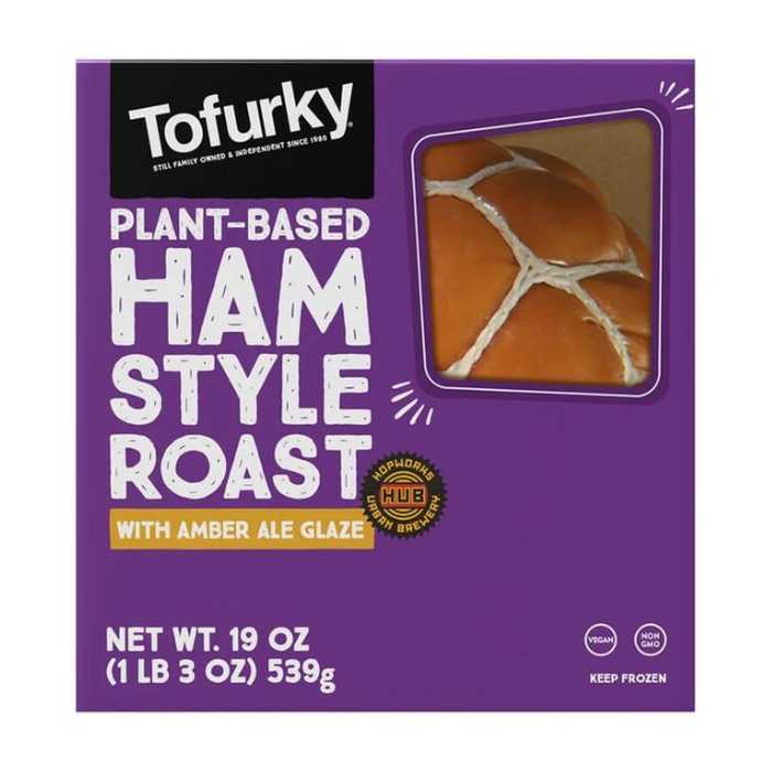 Tofurky - Plant-Based Ham Style Roast With Amber Ale Glaze, 19oz