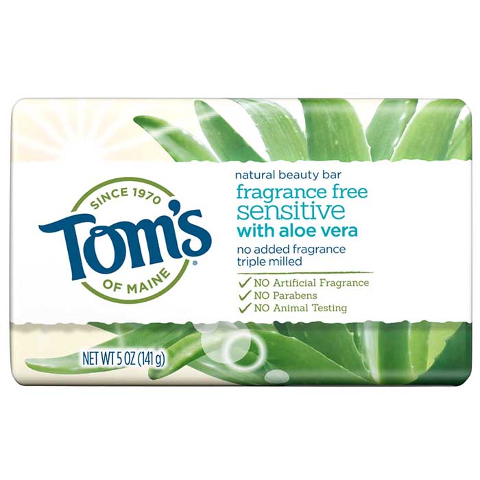 Tom's of Maine - Natural Beauty Bar Soap with Aloe Vera, 5oz