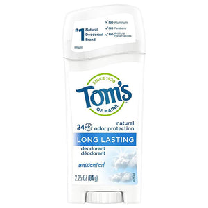 Tom's of Maine - Unscented Deodorant, 2.25oz