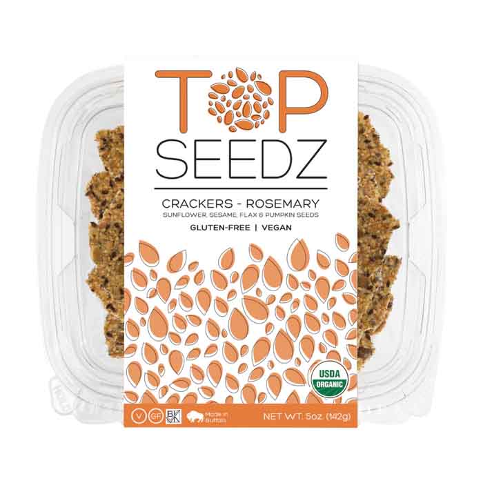 Top Seedz - Crackers - Rosemary, 5oz