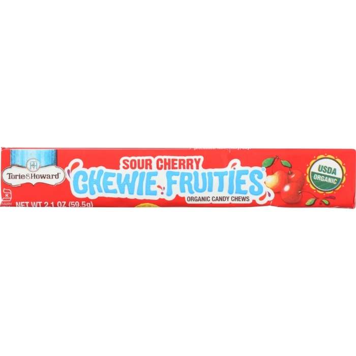 Torie & Howard - Organic Chewie Fruities Sour Cherry, 2.1oz - front
