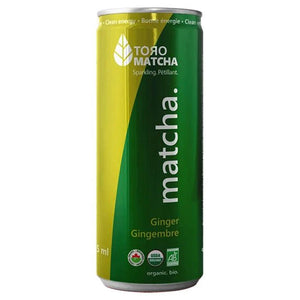 Toro Matcha - Sparkling Ginger Matcha Drink, 12oz