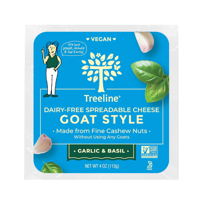 Treeline - Cheese Goat Garlic & Basil, 4oz