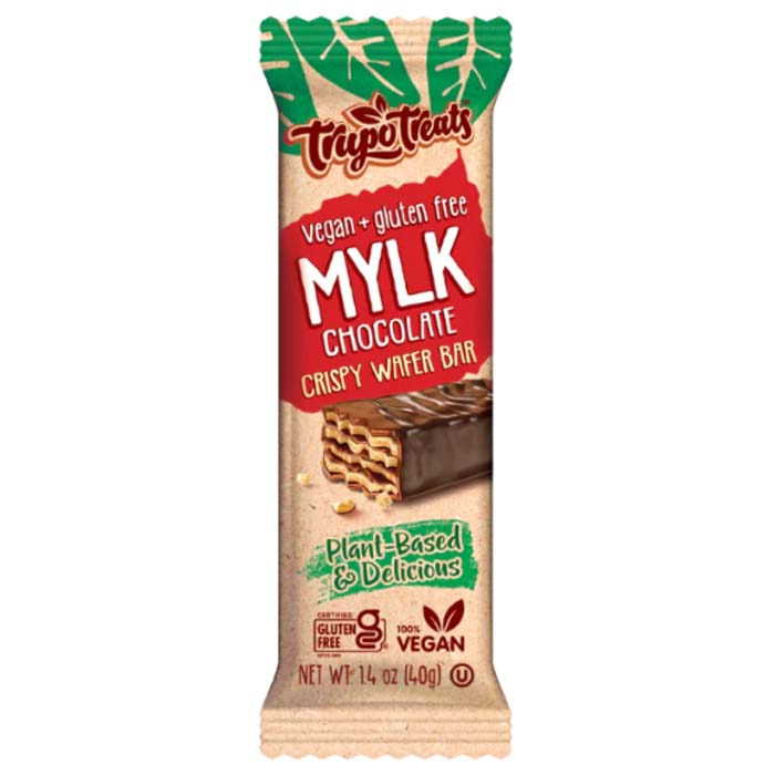 Trupo Treats - Organic MYLK Chocolate Crispy Wafer Bars - Original, 1.4oz 