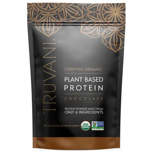 Truvani - Organic Plant-Based Protein Powder Chocolate, 23.6oz