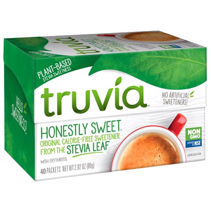 Truvia - Stevia Leaf Calorie-Free Sweetener - 40 Packets