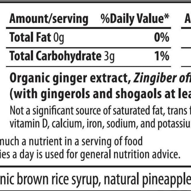 Tummydrops-Pineapple Ginger Drops - 18 count, 3 oz pack of 2