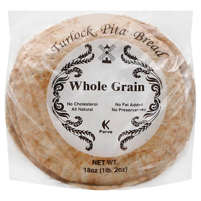 Turlock Pita Bread - Pita Whole Grain, 8oz