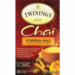 Twinings - Pumpkin Spice Chai Tea Bags, 1.41oz