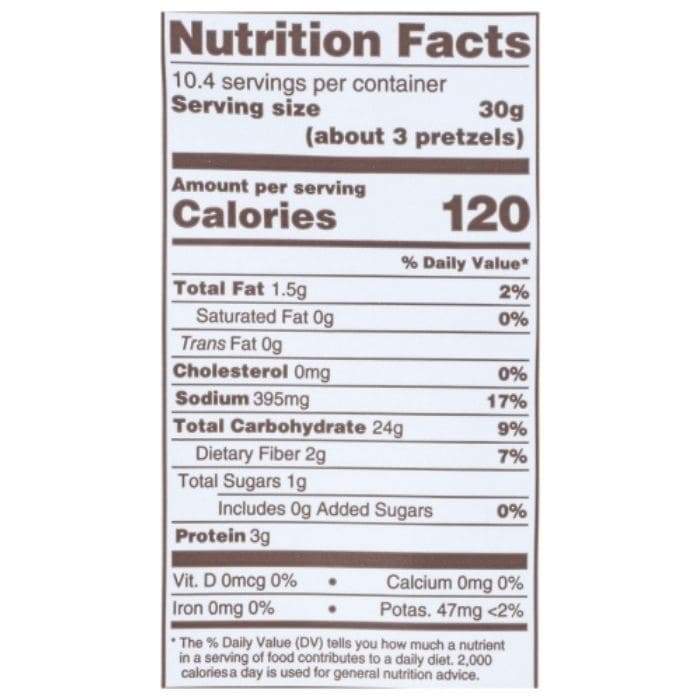Unique Pretzels - Multi Grain Split, 11oz back