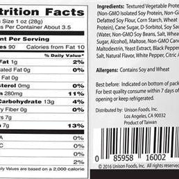 Unisoy-Jerky Vegan Black Pepper