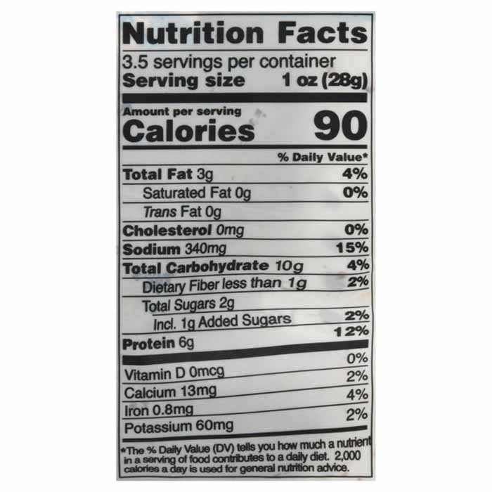 Unisoy - Vegan Carne Asada Jerky, 3.5oz - back