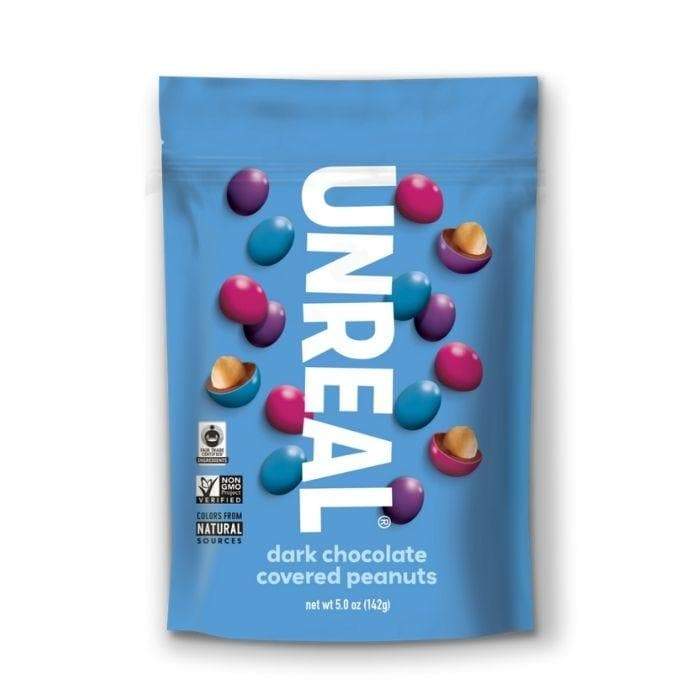 Unreal - Dark Chocolate Covered Peanuts (front)