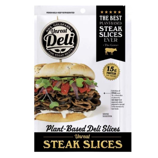 Unreal Deli - Steak Slices - Original, 5oz (Pack of 6)