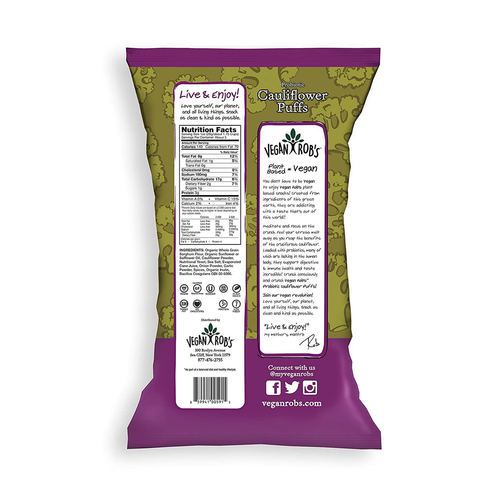 Vegan Rob's - Cauliflower Puffs, 3.5oz