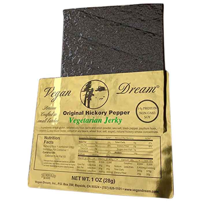 Vegan Dream - Vegan Jerky ,1oz , Hickory Pepper