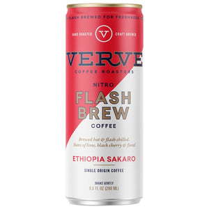 Verve Coffee Roasters - Ethiopia Sakaro Nitro Flash Brew Single Origin Coffee, 9.5oz
