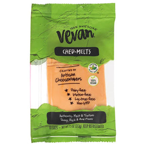 Vevan - Ched Melts Cheese Slices, 7.5oz