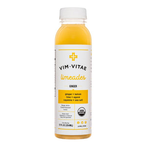 Vim + Vigor - Limeade, 12oz | Multiple Flavors | Pack of 6