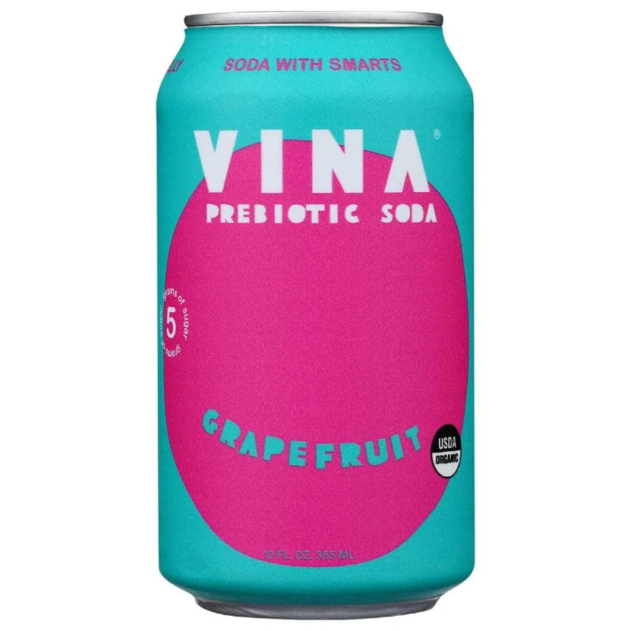 Vina - Prebiotic Soda Grapefruit, 12oz