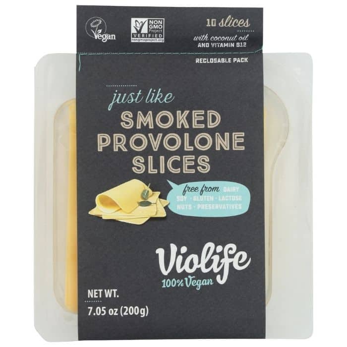 VioLife - Cheese Slices - Smoked Provolone Slices, 7.05oz - front