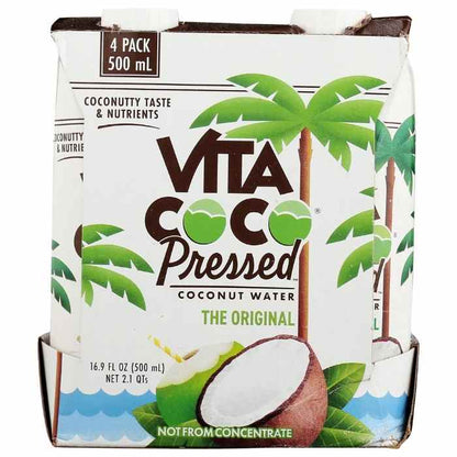 Vita Coco - Coconut Water - The Original, Pressed 4ct - front