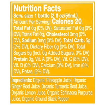 Vive Organic - Immunity Boost Shot - Original, 2oz - back