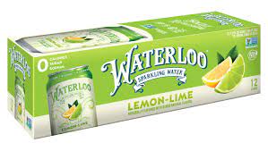 Waterloo Sparkling Water, Lemon-Lime Naturally Flavored, 12 Cans
 | Pack of 2