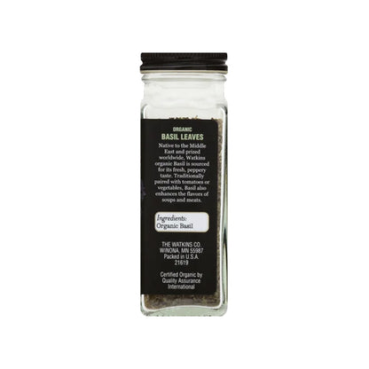 Watkins - Basil Leaf Flakes, 0.71oz - back