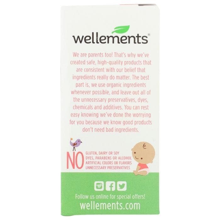 Wellements - Baby Constipation Support, 4oz - back