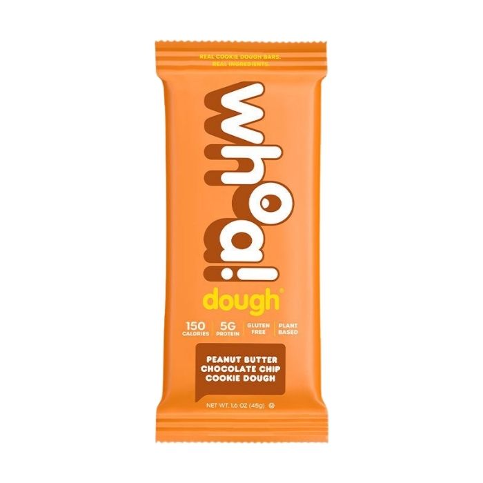 Whoa! Dough - Cookie Dough Bar, 1.6oz - Peanut Butter Chocolate chip - Front