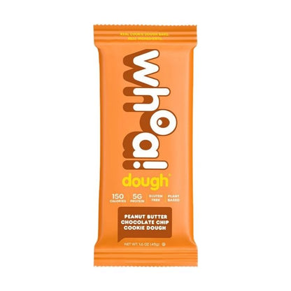Whoa! Dough - Cookie Dough Bar, 1.6oz - Peanut Butter Chocolate chip - Front