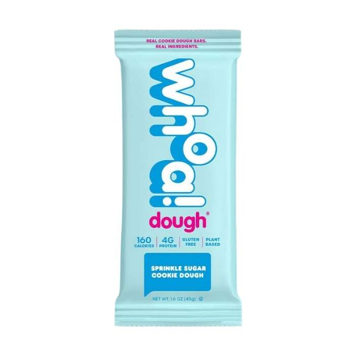 Whoa! Dough - Cookie Dough Bar, 1.6oz - Sprinkle Sugar cookie- Front