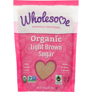 Wholesome - Organic Light Brown Sugar, 24oz