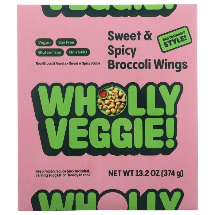 Wholly Veggie! - Sweet & Spicy Broccoli Wings, 13.3oz