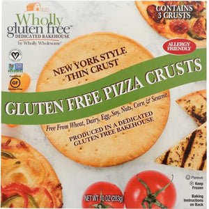 Wholly Wholesome - Crust Pizza 3Pk, 10oz | Pack of 6