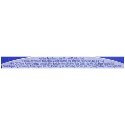 Wholly Wholesome - Pie Shells, 2-Pack Organic Traditional - 14oz - nutrition facts