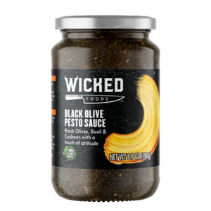 Wicked Foods - Black Olive Pesto Sauce, 6.7oz