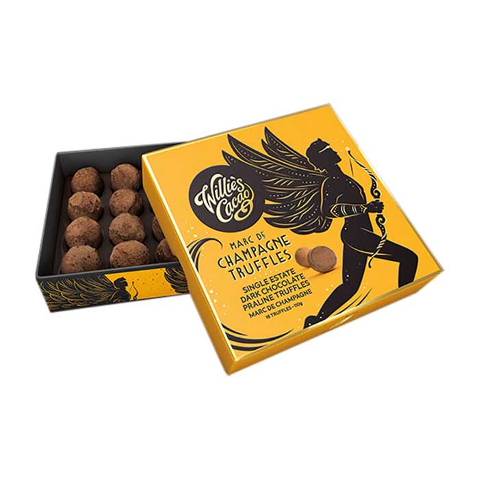 Willie's Cacao - Champagne Truffles - 16pc ,3.88oz
