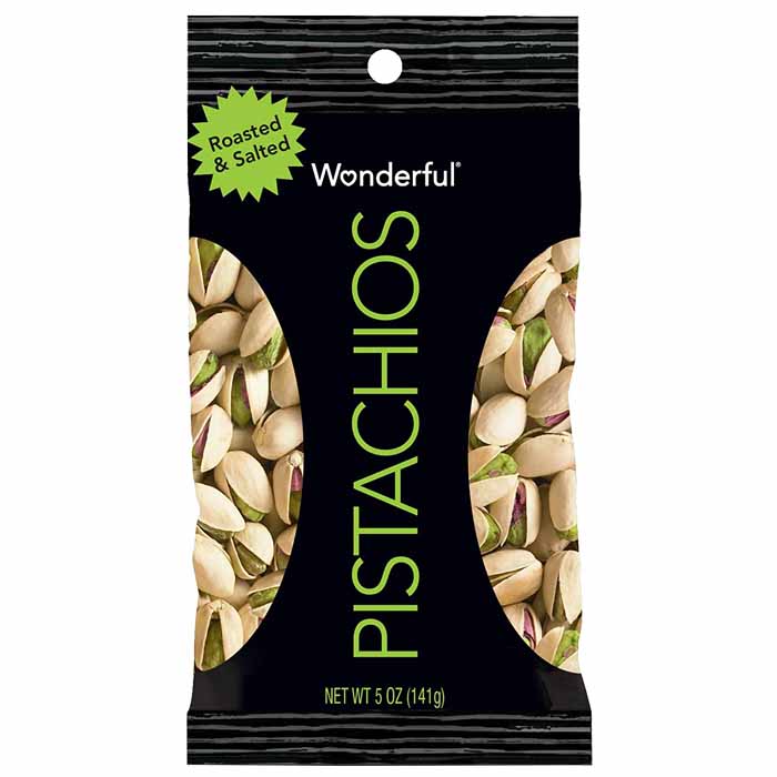 Wonderful Pistachios - Pistachios - Roasted & Salted - 5 oz