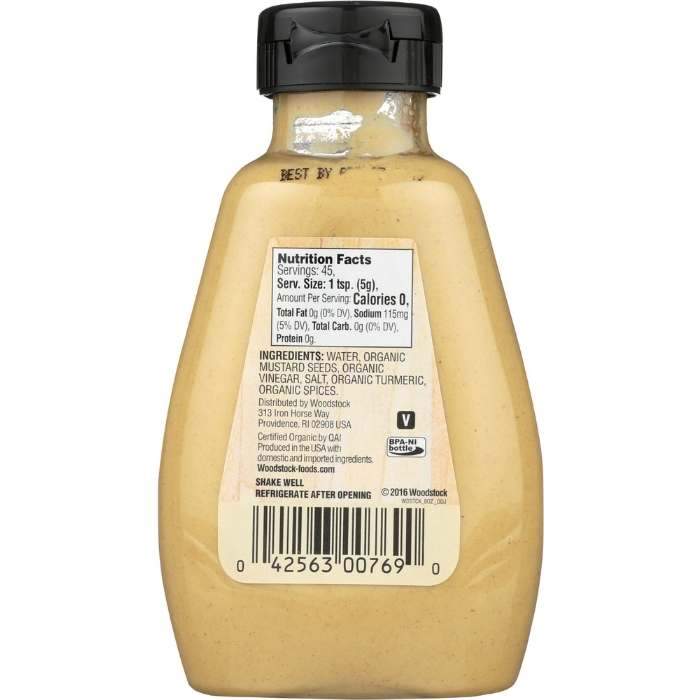 Woodstock - Dijon Mustard - back