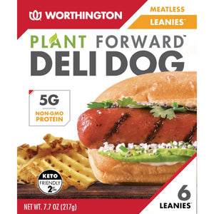 Worthington - Deli Meatless Hotdog, 7.7oz | Pack of 8